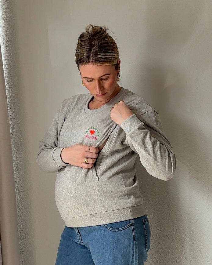 Signature Nursing Sweater - Mon Coeur