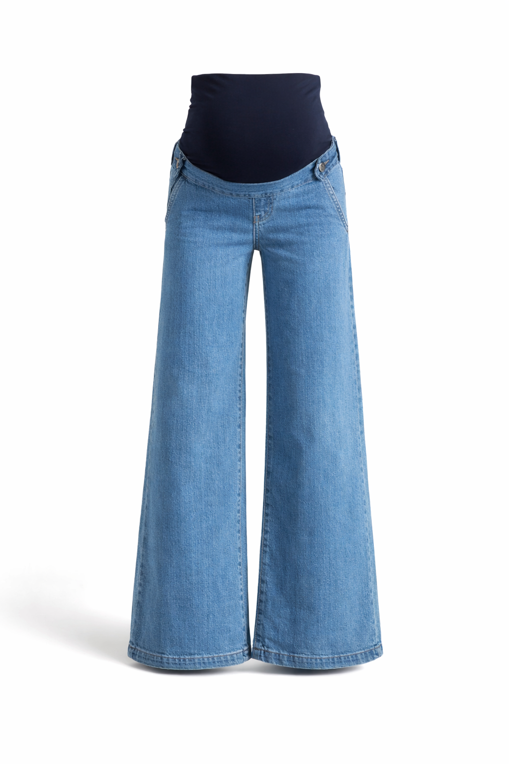 Wide Leg Zwangerschapsjeans