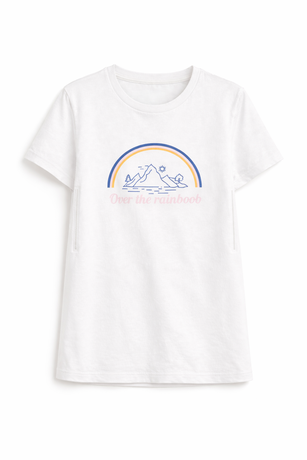 Over the Rainboob™ Borstvoedings T-Shirt